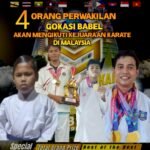 Empat Orang Atlet Karate Gokasi Akan Bertanding di Malaysia