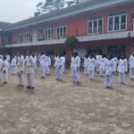 Karate Gokasi Dojo Ponpes Darul Ulum Kab pandeglang Gelar Ujian Kenaikan Tingkat ( UKT )