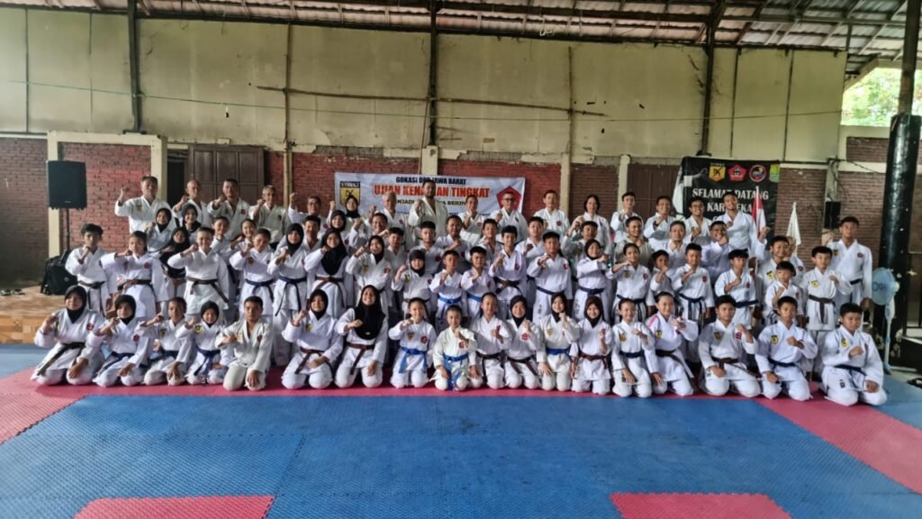 DPD Karate Gokasi Provinsi Jawa Barat Gelar Ujian Kenaikan Tingkat